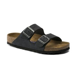 Birkenstock Arizona NU Oiled SFB Black Narrow Fit