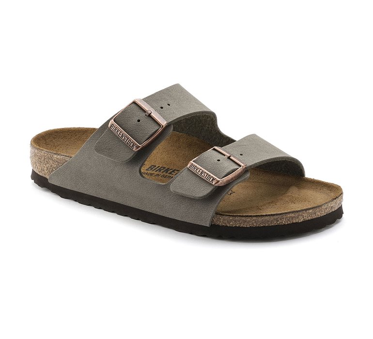 Birkenstock Arizona BF Nubuck Stone Regular Fit