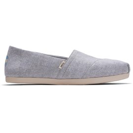 Toms Drizzle Grey Slub Chambray Women's Classics