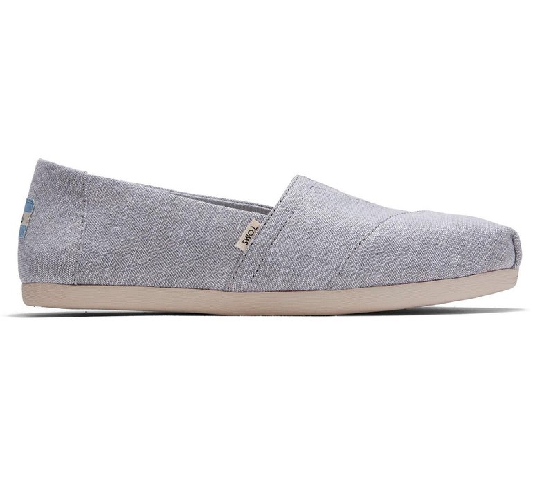 Toms Drizzle Grey Slub Chambray Women's Classics