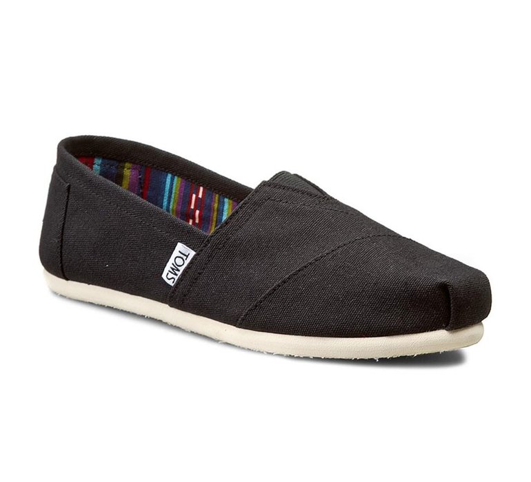 Toms Alpargatas Black Canvas