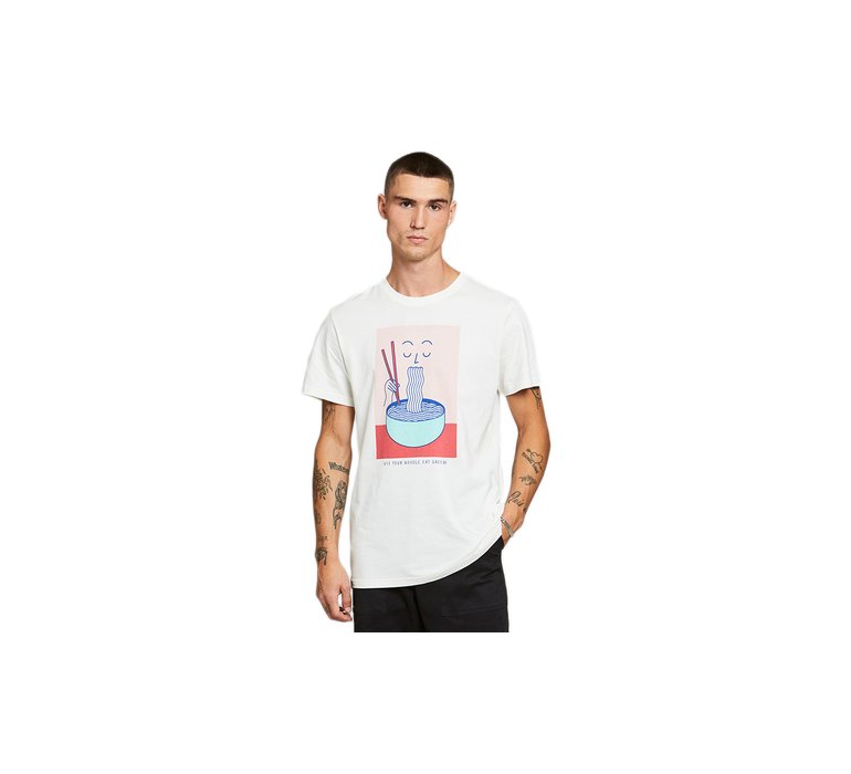 Dedicated T-shirt Stockholm Noodle Off-White