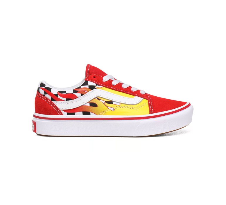 Vans Uy Comfycush Old Skool (Flame) Kids