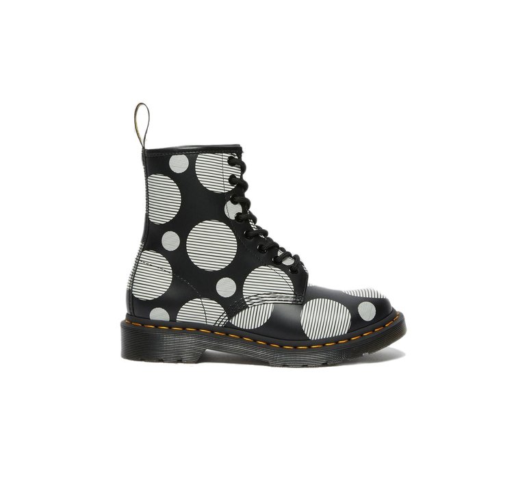 Dr. Martens 1460 Polka Dot Smooth Leather Boots