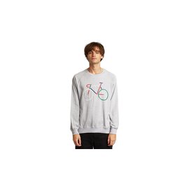 Dedicated Sweatshirt Malmoe Color Bike Grey Melange