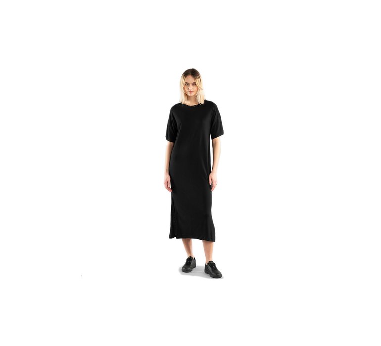 Dedicated Long T-shirt Dress Ronneby Black