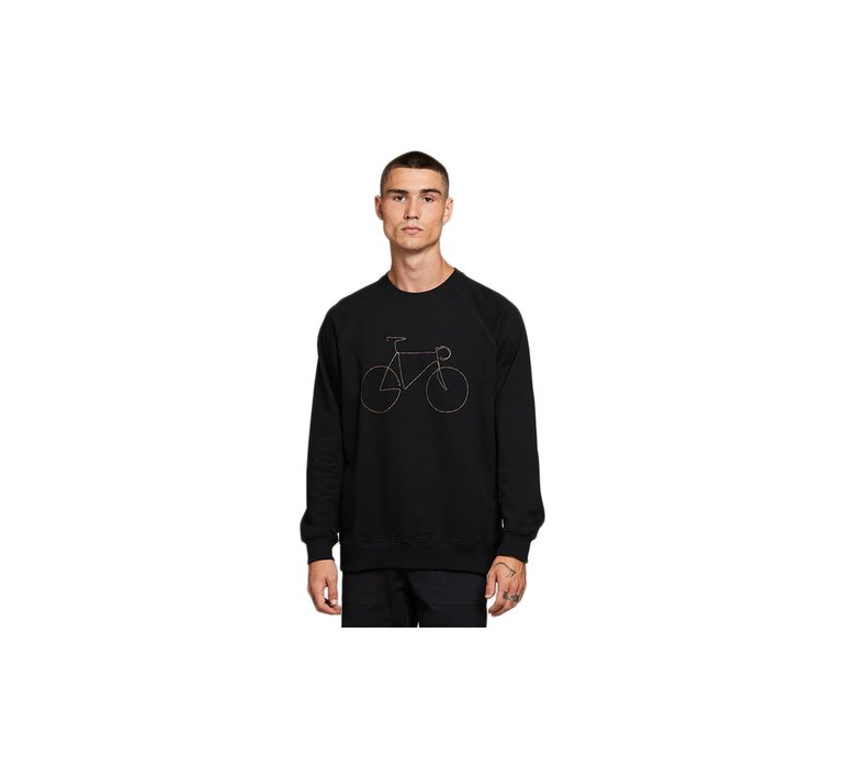 Dedicated Sweatshirt Malmoe Rainbow Bicycle Black