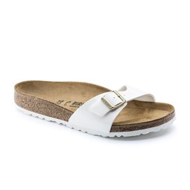 Birkenstock Madrid BS Patent White Narrow Fit