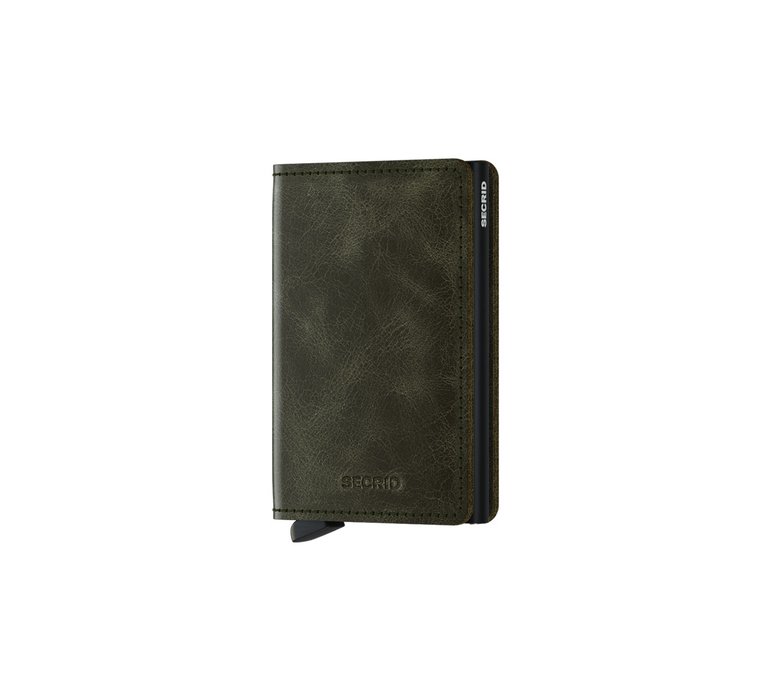 Secrid Slimwallet Vintage Olive Black