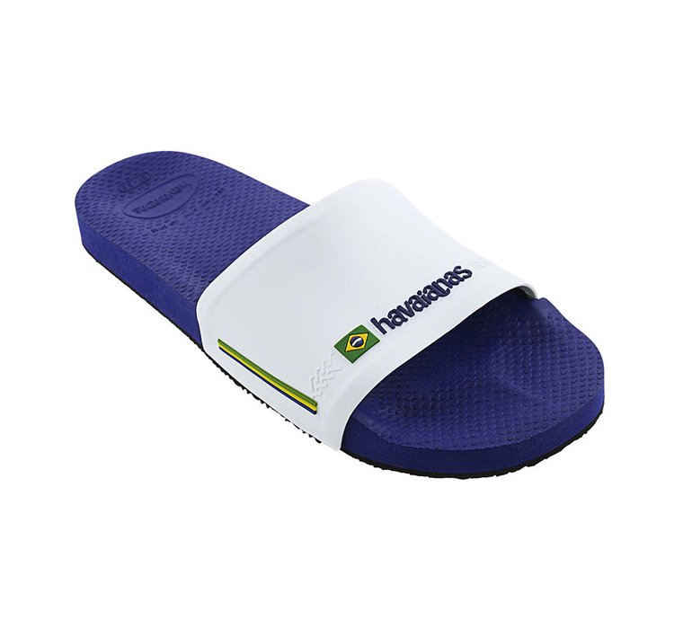 Havaianas Slide Brasil Naval Blue