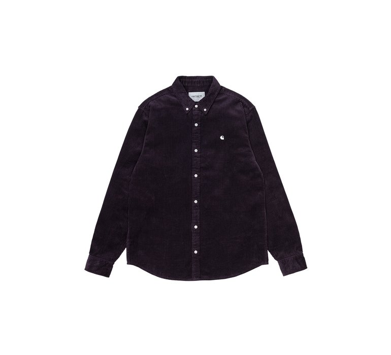 Carhartt WIP L/S Madison Cord Shirt Dark Iris / Black