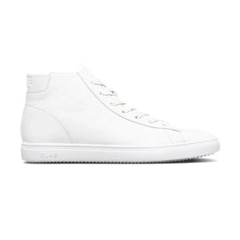 Clae Bradley Mid Tripple White Leather