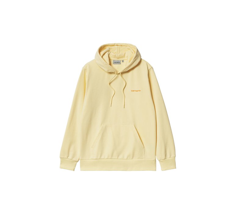 Carhartt WIP Hooded Script Embroidery Soft Yellow