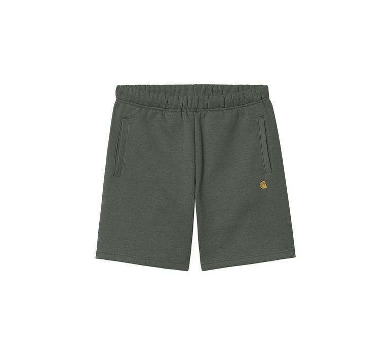 Carhartt WIP Chase Sweat Short Thyme Gold