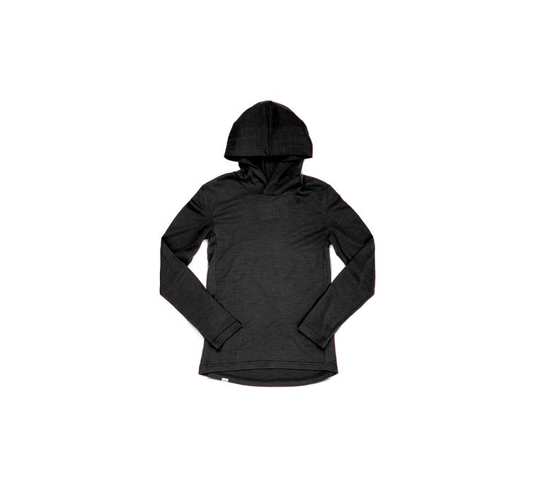 Chrome Industries W Merino LS Hoodie Black