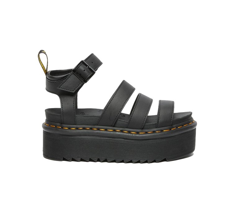 Dr. Martens Blaire Quad Hydro Leather Platform Sandals W