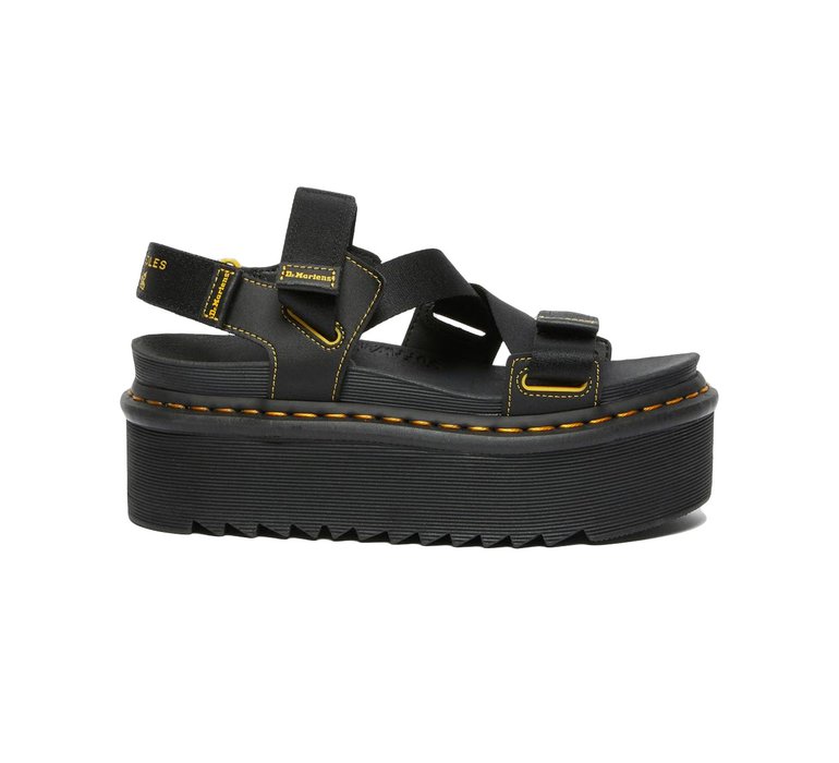 Dr. Martens Kimber Logo Webbing Strap Sandals