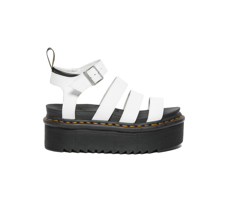 Dr. Martens Blaire Quad Hydro Leather Platform Sandals W