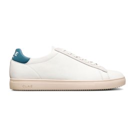 Clae Bradley California White Leather Stellar Blue