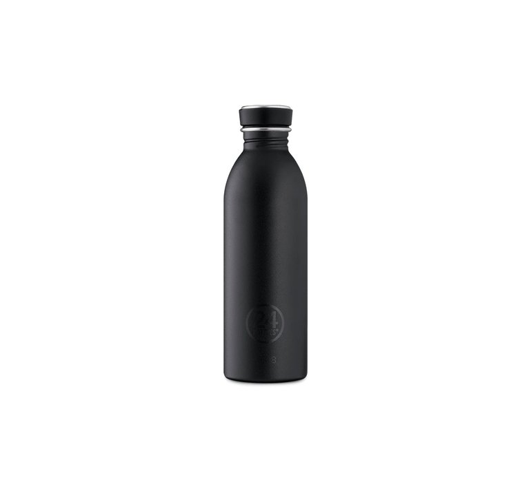 24 Bottles Urban Bottle Tuxedo Black 500ml