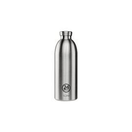 24 Bottles Clima Bottle Brushed Steel 850ml