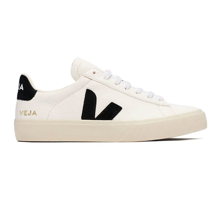 Veja Campo Chromefree Leather White Black 