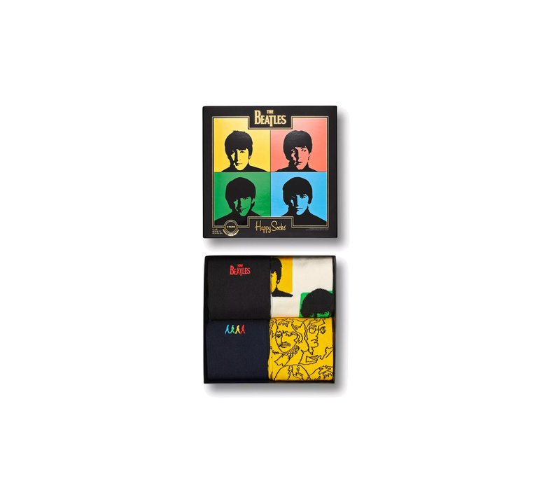 Happy Socks Beatles Gift Box 4 Pack