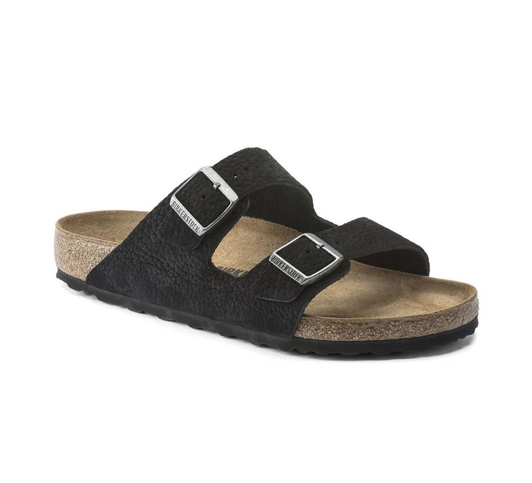 Birkenstock Arizona BS Desert Buck Black Narrow Fit