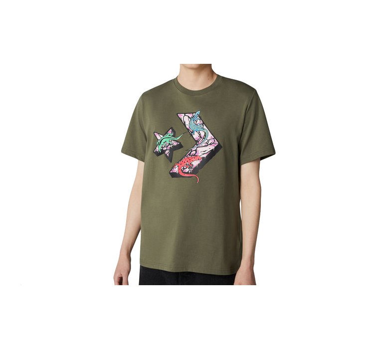 Converse Star Chevron Lizard Graphic T-Shirt