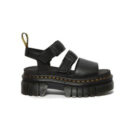 Dr. Martens Ricki Nappa Lux Leather3-Strap Platform Sandals