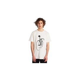 Dedicated T-shirt Stockholm Pencil Bike Off-White