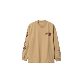 Carhartt WIP L/S Stronger T-Shirt Dusty H Brown