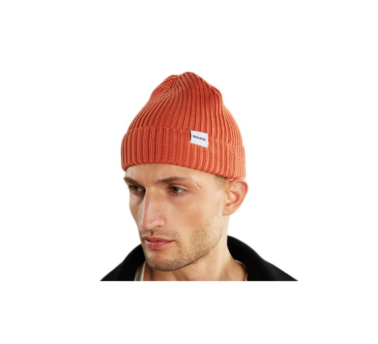 Dedicated Beanie Lofoten Terracotta Red