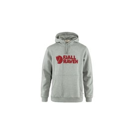 Fjällräven Logo Hoodie M Grey-Melange