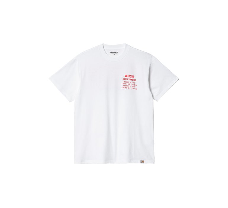 Carhartt WIP S/S Freight Services T-Shirt White
