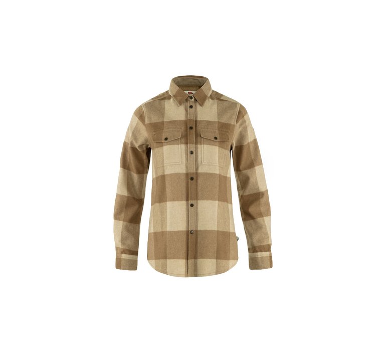 Fjällräven Canada Shirt LS W Brown-Light Beige