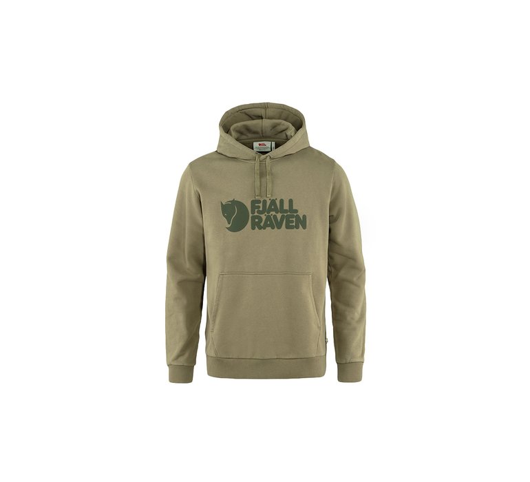 Fjällräven Logo Hoodie M Light Olive