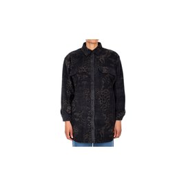 IrieDaily Fluffle Overshirt Black-anthra