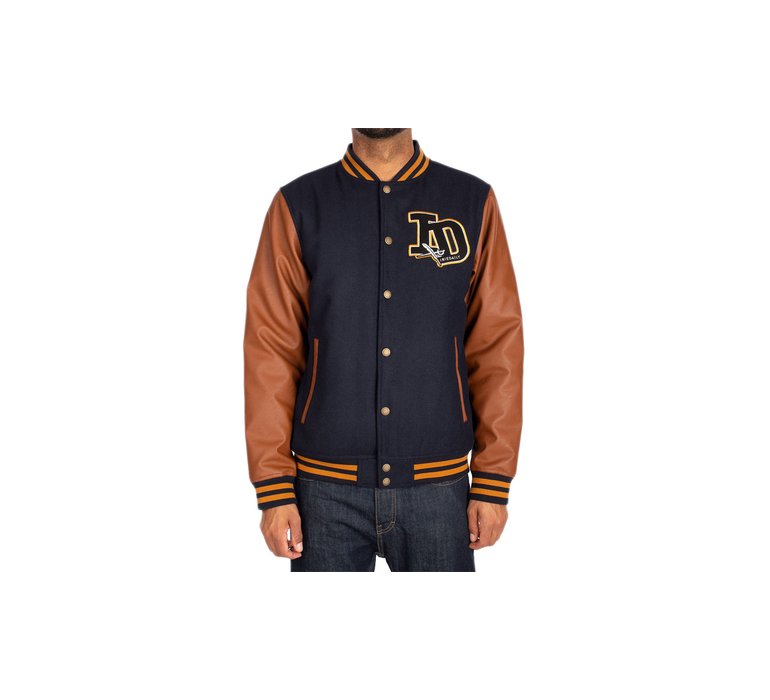 IrieDaily Varsity Jacket Marine