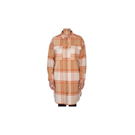 IrieDaily Checky Shirt Jacket Beige