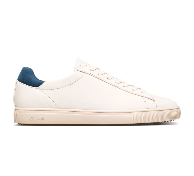 Clae Bradley Off-White Leather Ocean