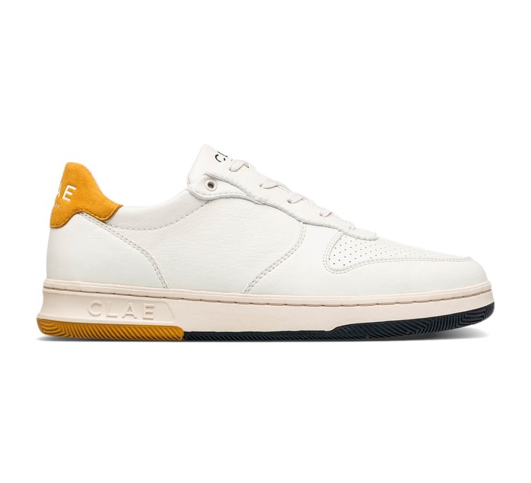 Clae Bradley Malone Vegan Off-White Mineral Yellow