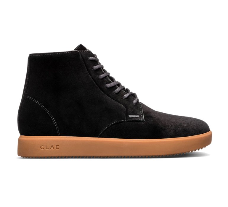 Clae Gibson Black Suede Gum