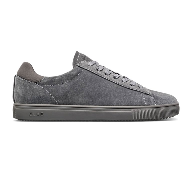 Clae Bradley Tonal Pearl Grey Suede