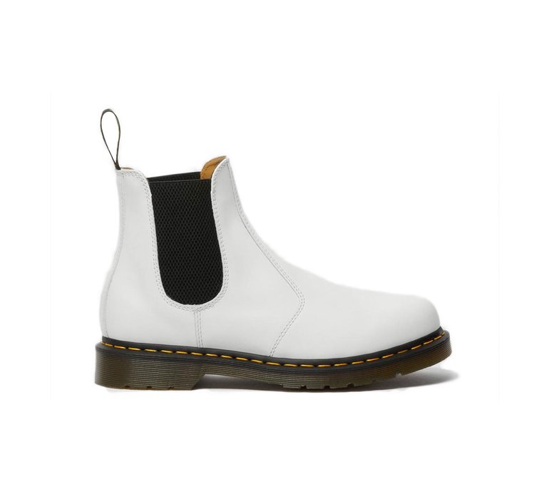Dr. Martens 2976 Yellow Stich Smooth Leather Chelsea Boots