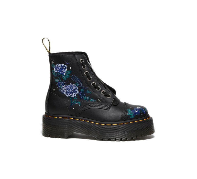 Dr. Martens Sinclair Mystic Floral Leather Platform Boots