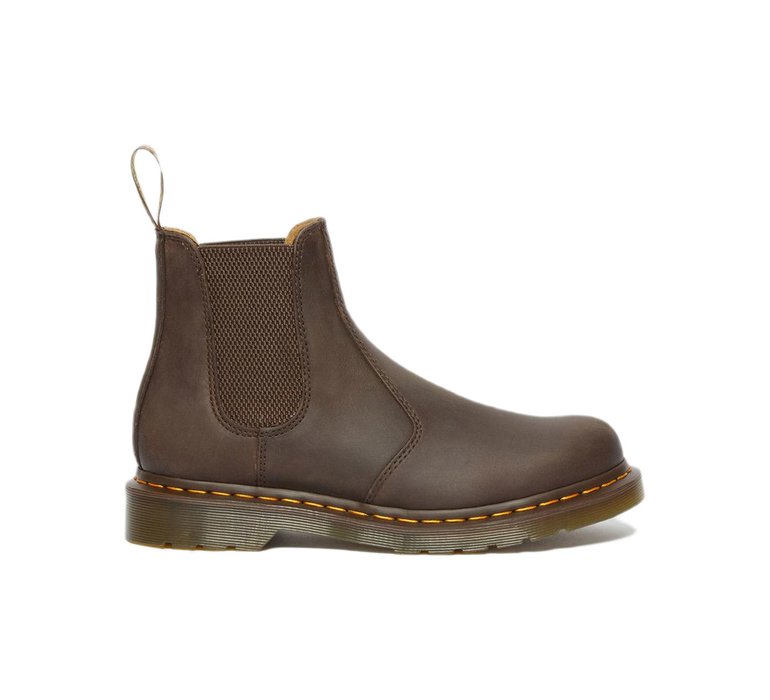 Dr. Martens 2976 Yellow Stich Leather Chelsea Boots