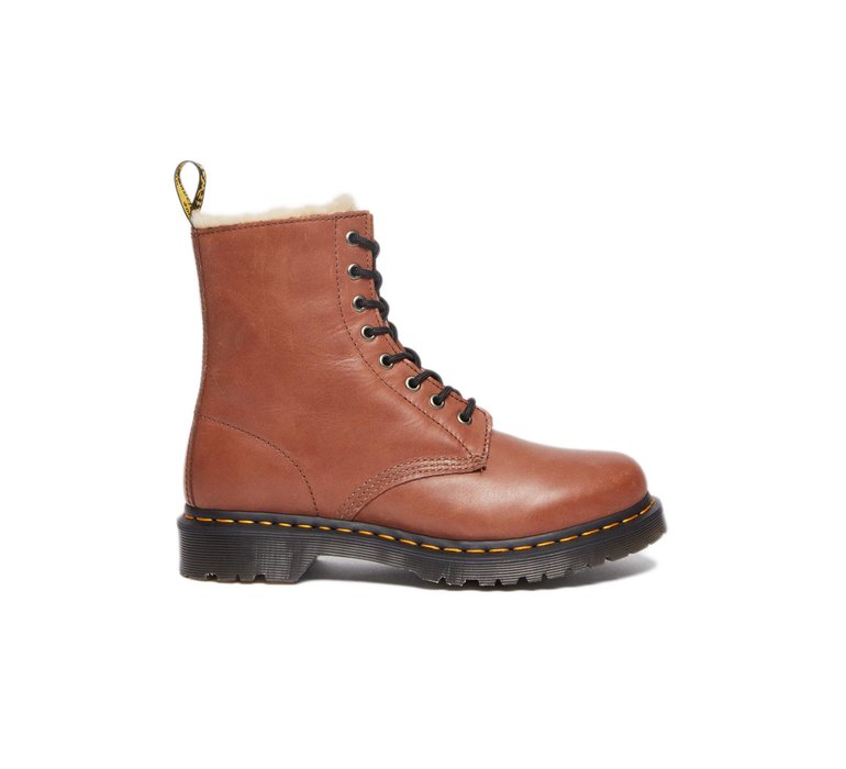 Dr. Martens 1460 Serena Faux Fur Leather Boots