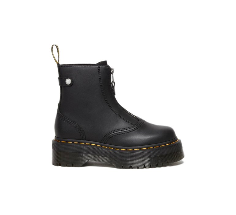 Dr. Martens Jetta Zipped Sendal Leather Platform Boots