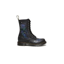 Dr. Martens 1490 Pascal Mystic Floral Leather Mid-calf Boots